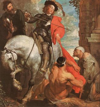 Anthony Van Dyck : St Martin Dividing his Cloak